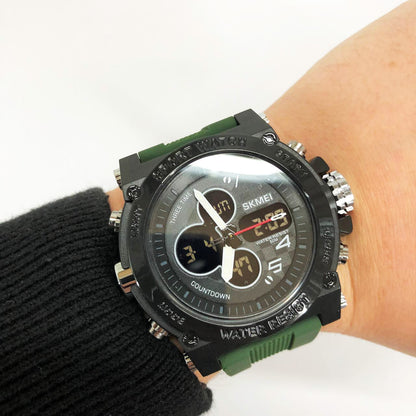 Часы наручные мужские SKMEI 2065AG, водонепроницаемые мужские часы, мужские спортивные