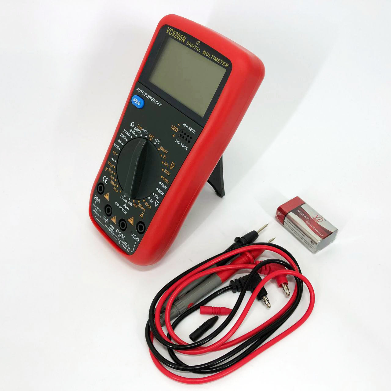 Цифровой Профессиональный мультиметр VC9205N тестер вольтметр, тестеры электроизмерительные