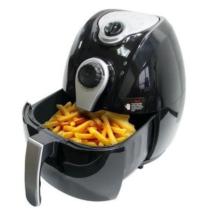 Аерофритниця Мультипіч Аерогриль Domotec MS-3220 1300 Вт 4,5 л Безмасляна з Таймером. Колір: чорний