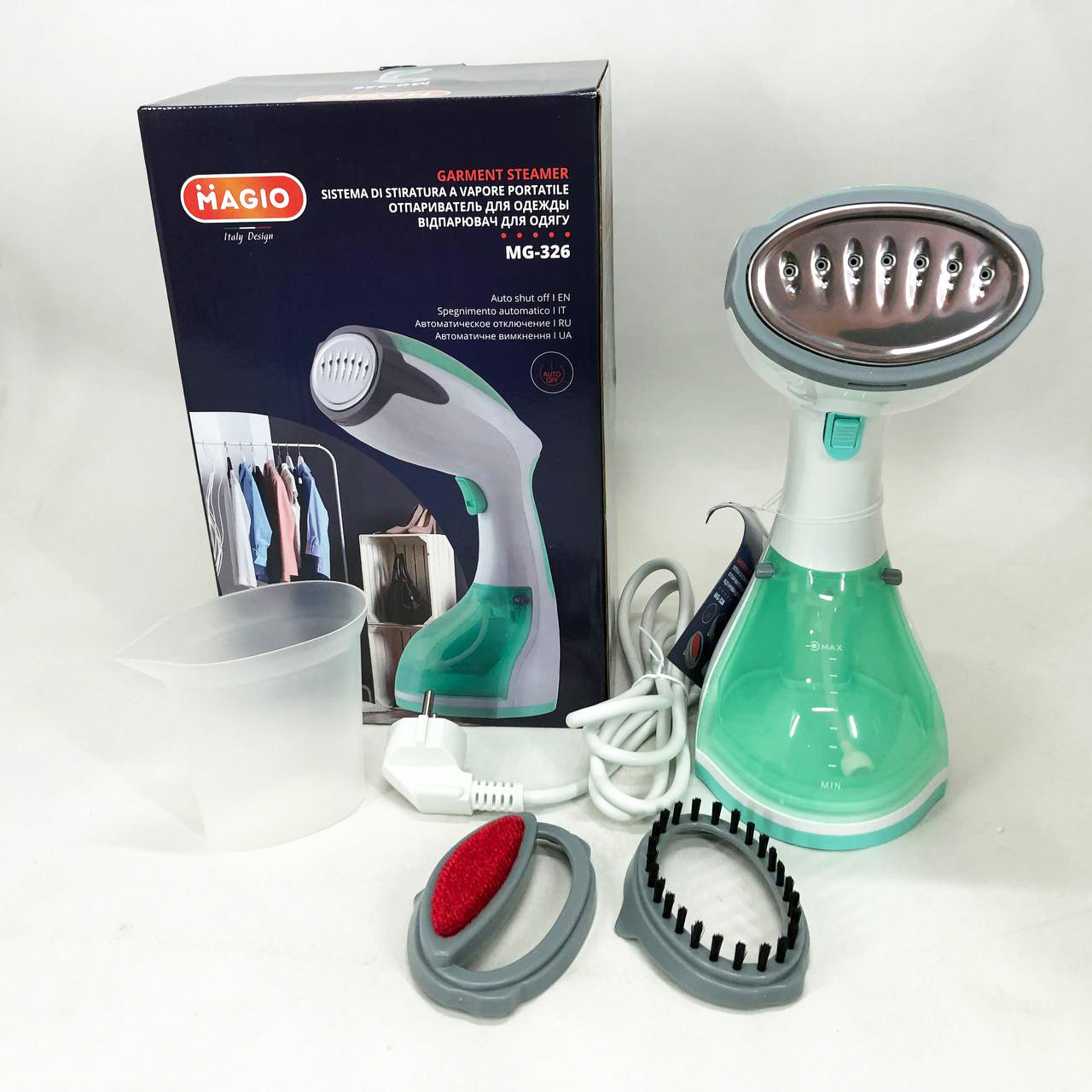 Отпариватель MAGIO MG-326, Утюг для отпаривания одежды, Универсальный отпариватель, Выпариватель
