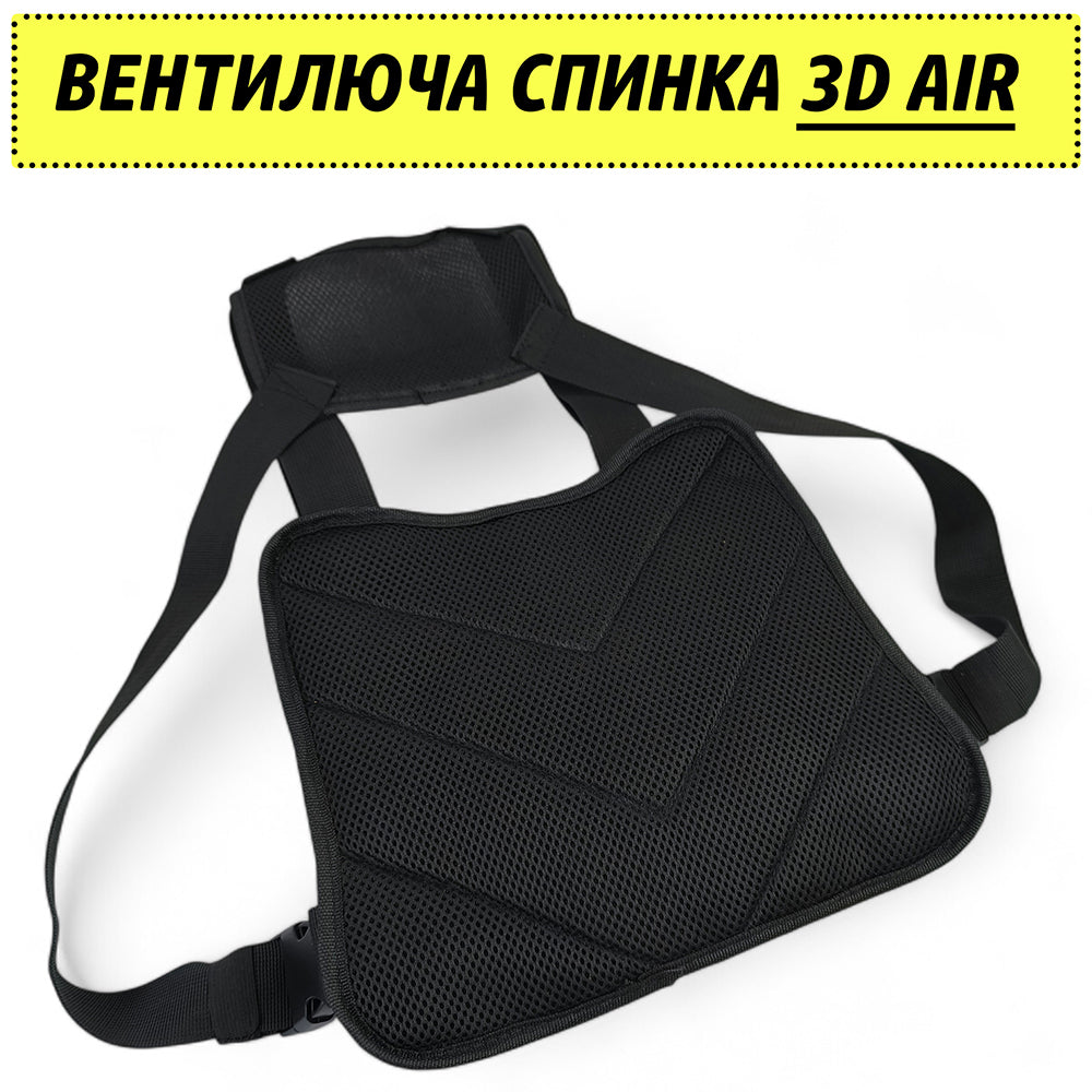 Тактична сумка нагрудна з патч-панеллю, чоловіча розвантажувальна сумка, розвантаження жилет