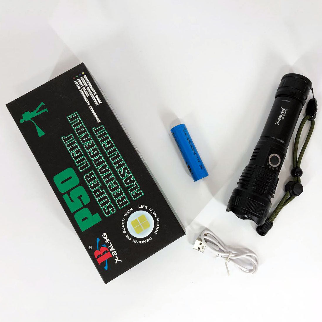 Тактический фонарь POLICE BL-X71-P50 | Тактические фонари для охоты | Сверхмощный фонарик