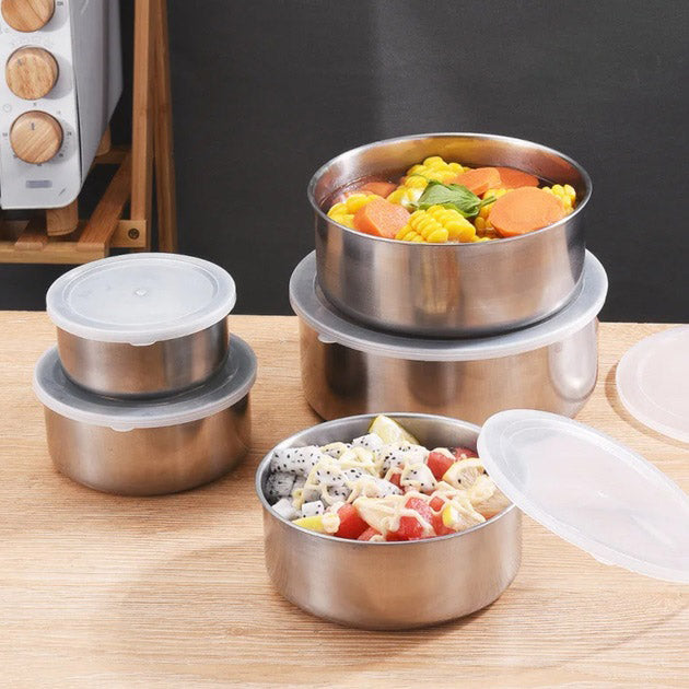 Набор пищевых контейнеров Unique UN-1515 5 шт из нержавеющей стали