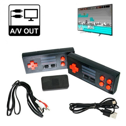 Игровая приставка с беспроводными джойстиками N-22, Ретро игровая приставка приставка денди