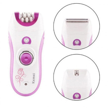 Эпилятор женский многофункциональный 6 в 1 пинцетный Kemei KM-3066 Х массажер уход за кожей 2 скорости