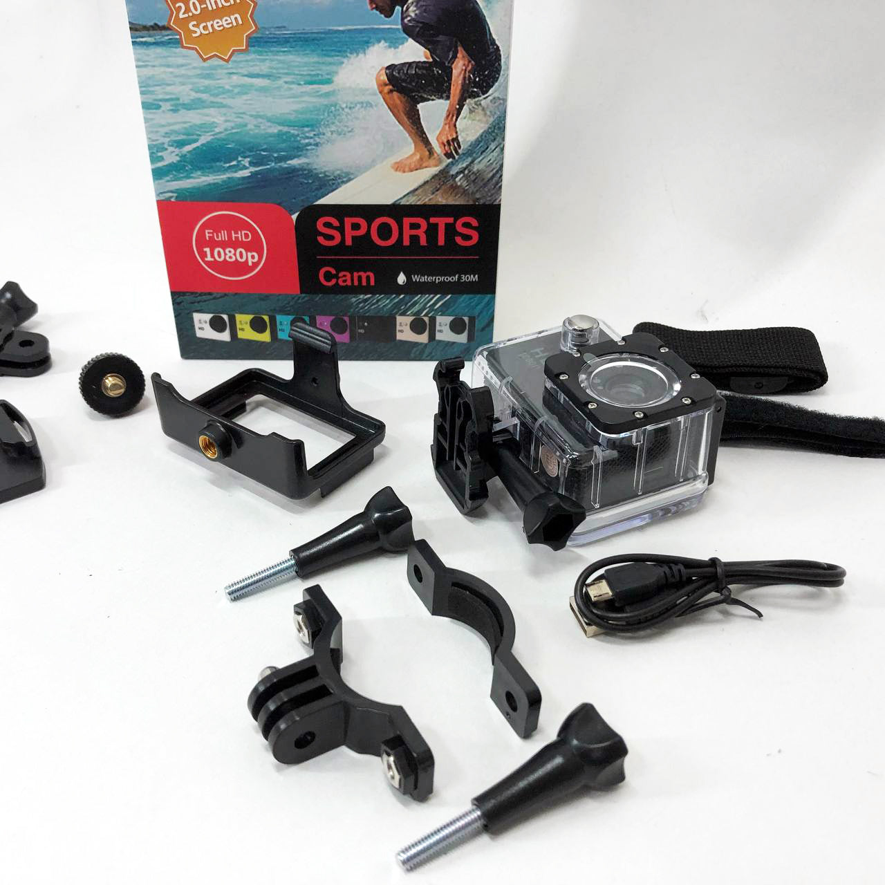 Экшн камера DVR SPORT A7, Камера gopro водонепроницаемая, Камера гоупро, Камера на голову налобная