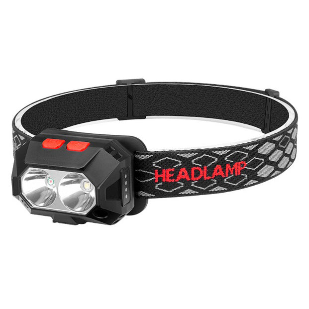 Фонарь налобный аккумуляторный PLD-SL02-XPG, Налобный прожектор, Мощный фонарь для рыбалки