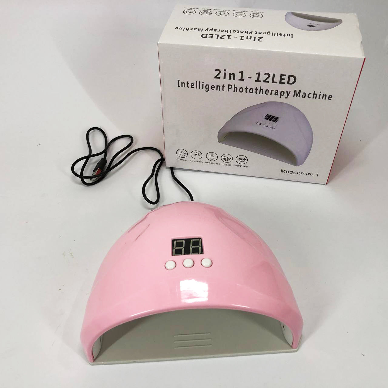 Сушарка для нігтів 36w FD 258 Beauty Nail, Лампа для сушіння гель-лаку будинку, Універсальна лампа для сушіння гель лаку