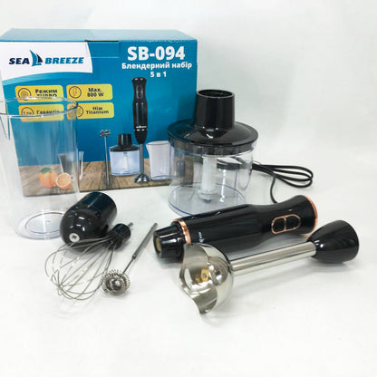 Блендер SeaBreeze SB-094, Блендер для молочных коктейлей, Блендер измельчитель, Блендер для дома