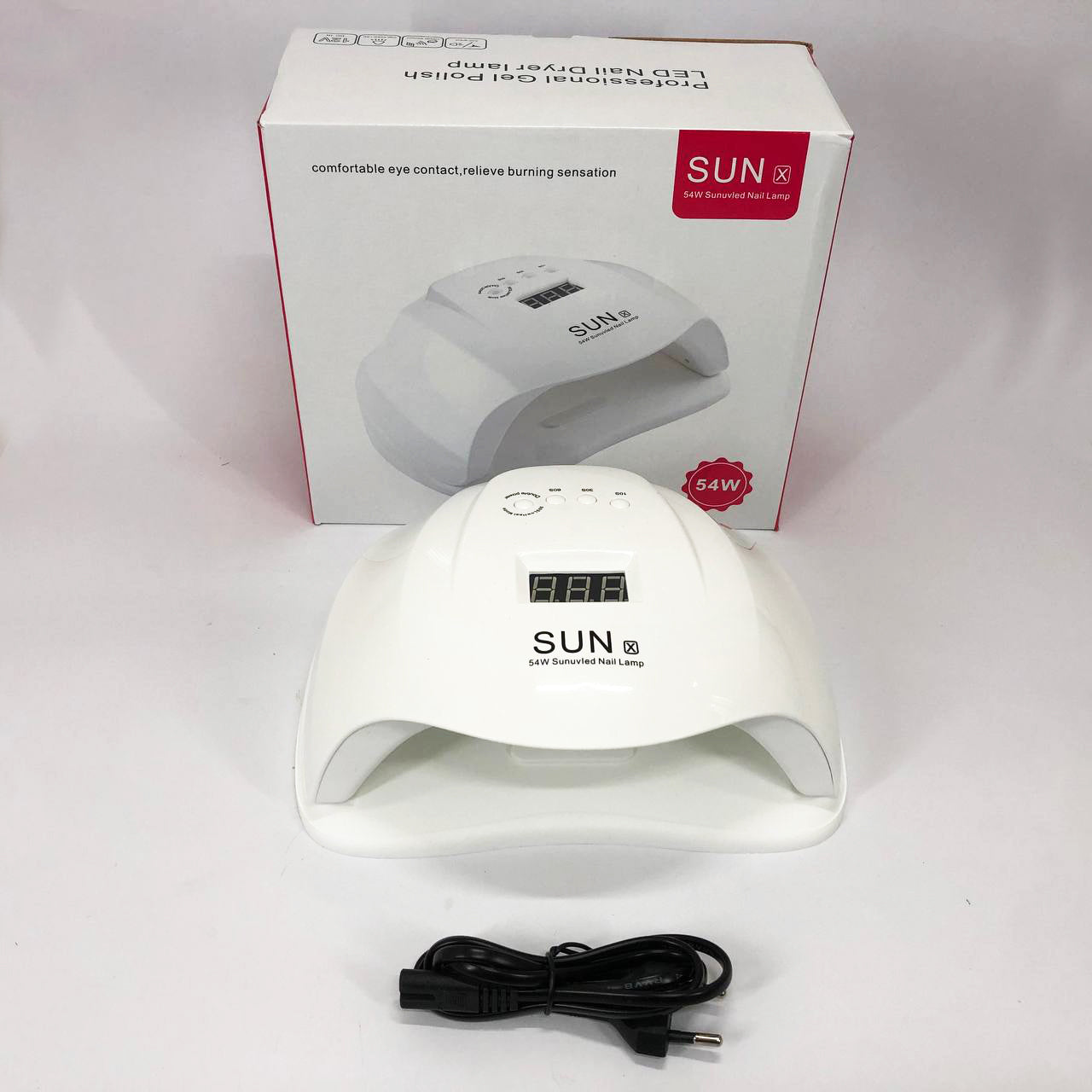 Профессиональная сушилка Sun X Beauty nail 54w FD 160A для ногтей, лампа для гель-лака, Лампа мастера маникюра
