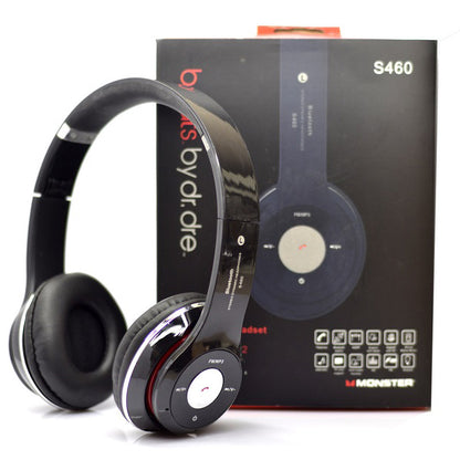 Беспроводные наушники S460 Bluetooth black с MP3 плеером черный 18-20000 Гц, Беспроводные блюз наушники