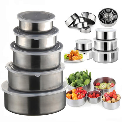 Набор пищевых контейнеров Unique UN-1515 5 шт из нержавеющей стали