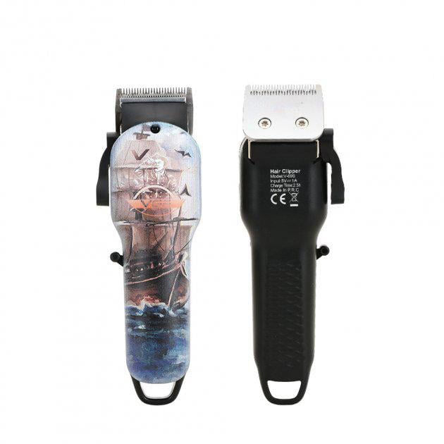 Аккумуляторная машинка для стрижки VGR V-690 от USB Нержавеющая сталь, подстригательная машинка