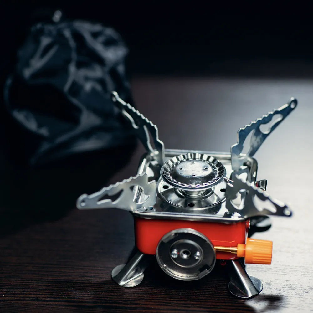 Газовая горелка кемпинговая плита газовый примус газовая плита портативная с чехлом, таганок походный