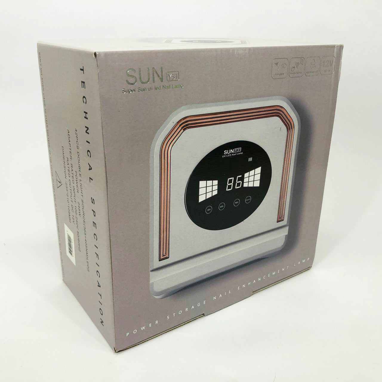 Лампа для ногтей UV LAMP SUN Y31 Сушилка для гель лака на аккумуляторе, Лампа для сушки гель-лака дома