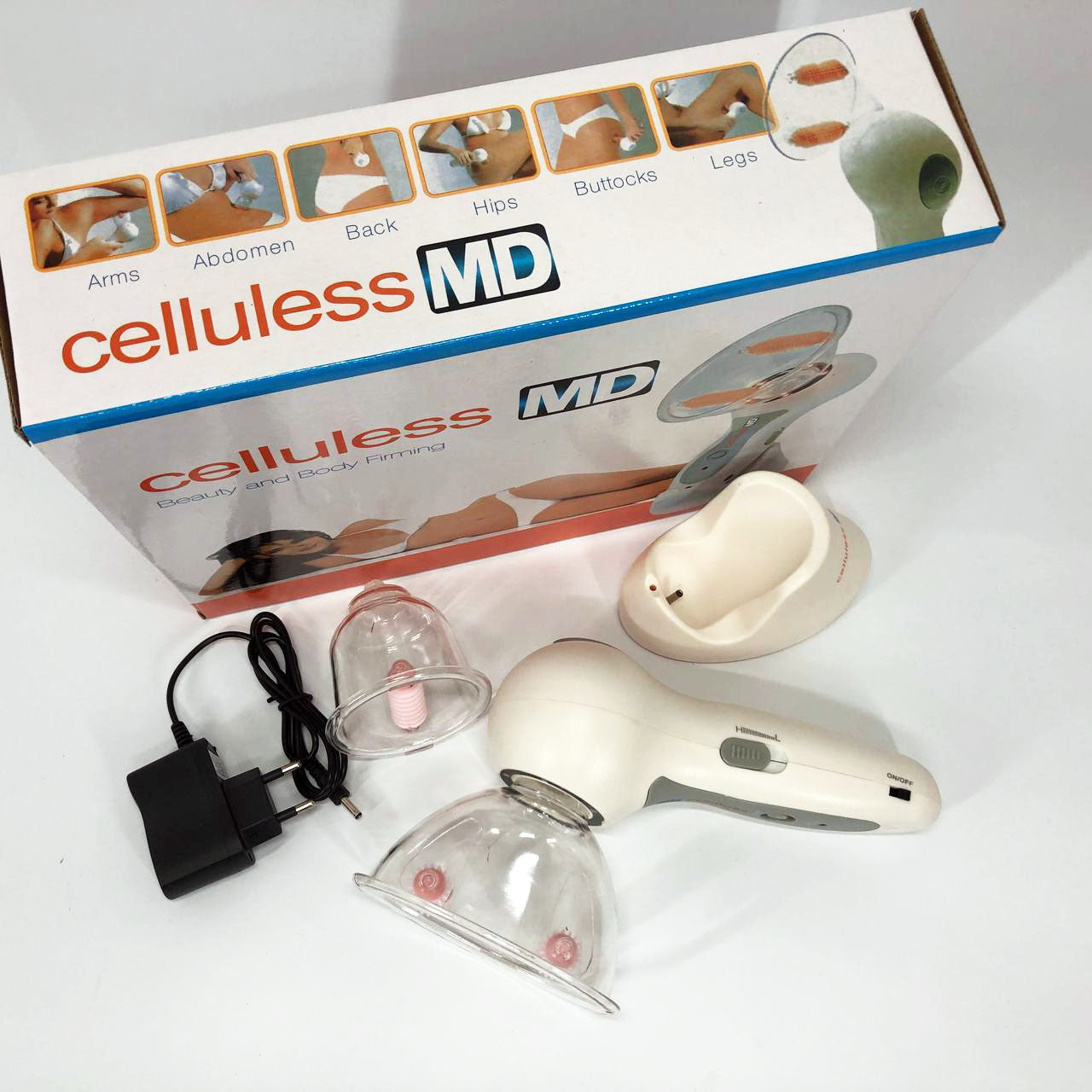 Массажер вакуумный антицеллюлитный Celluless MD NEW вакуумно-роликовый эффективный массажер Целлюлес