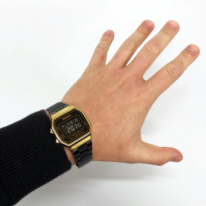 Часы наручные мужские SKMEI 1647GDBK, фирменные спортивные часы, оригинальные мужские часы