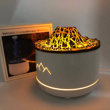 Увлажнитель воздуха Вулкан с эффектом пламени и подсветкой увлажнитель-ночник Аромадиффузор с подсветкой