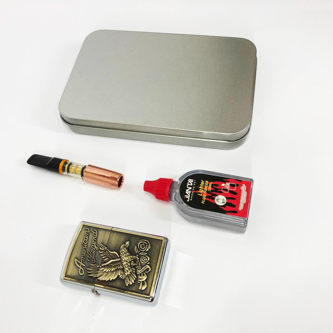 Зажигалка бензиновая в подарочной коробке N12, подарочные прикольные зажигалки, подарок зажигалка парню