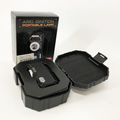 Багатофункціональний армійський ліхтар D50-SMD - індикація заряду, запальничка. Колір: чорний