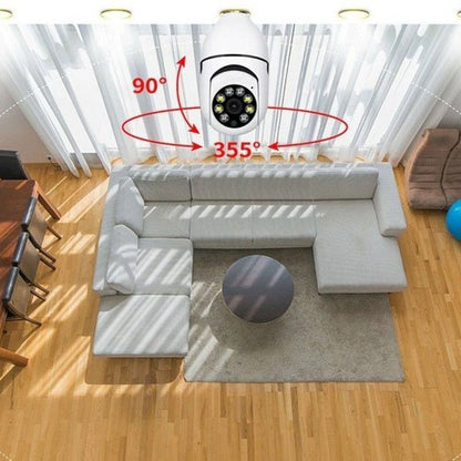 Камера видеонаблюдения лампочка CAM L1 E27 WIFI IP 360/90 поворотная