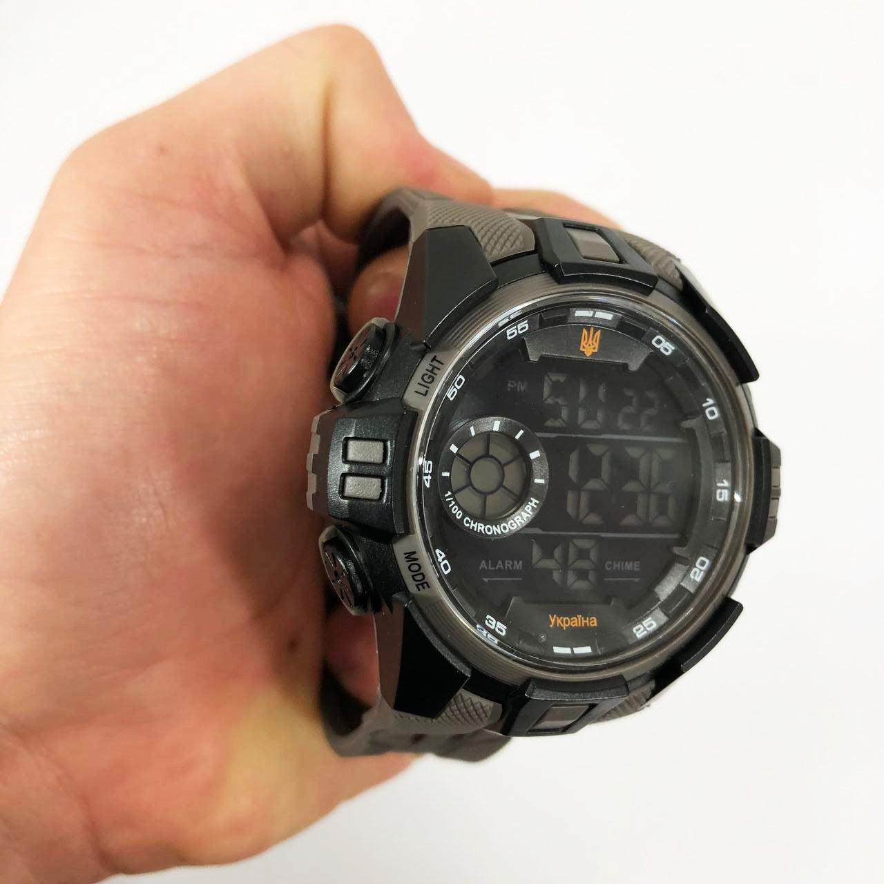 Годинник наручний чоловічий SKMEI 3212/2123GY, Чоловічий армійський водостійкий тактичний годинник,