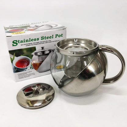 Заварник UNIQUE UN-1164 1.10 л, Чайник заварочный стеклянный качественный на кухню, Красивый заварник