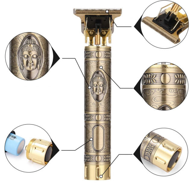 Машинка для стрижки волос профессиональная триммер для бороды окантовочная машинка Shuke 3W SK-8017