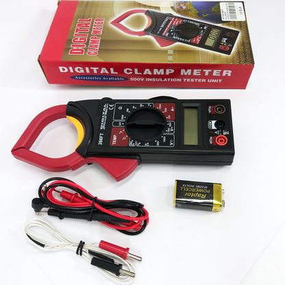 Цифровой мультиметр-тестер DT 266 FT Токоизмерительные клещи, Тестер профессиональный мультиметр для дома