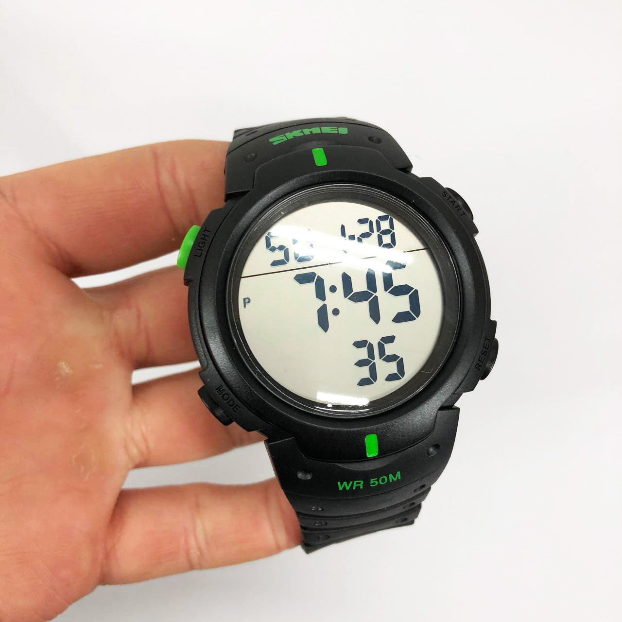 Часы наручные мужские SKMEI 1068GN, водонепроницаемые мужские часы, часы мужские спортивные