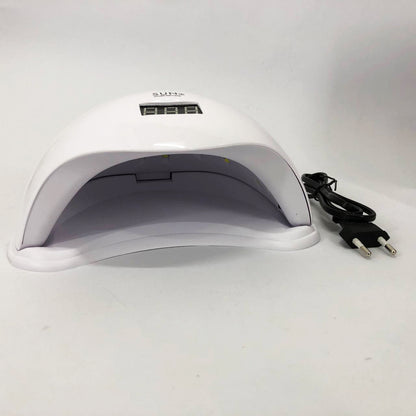 Лампа для маникюра Sun 5 nail lamp FD93-1 led для сушки гель лака с таймером для домашнего использования