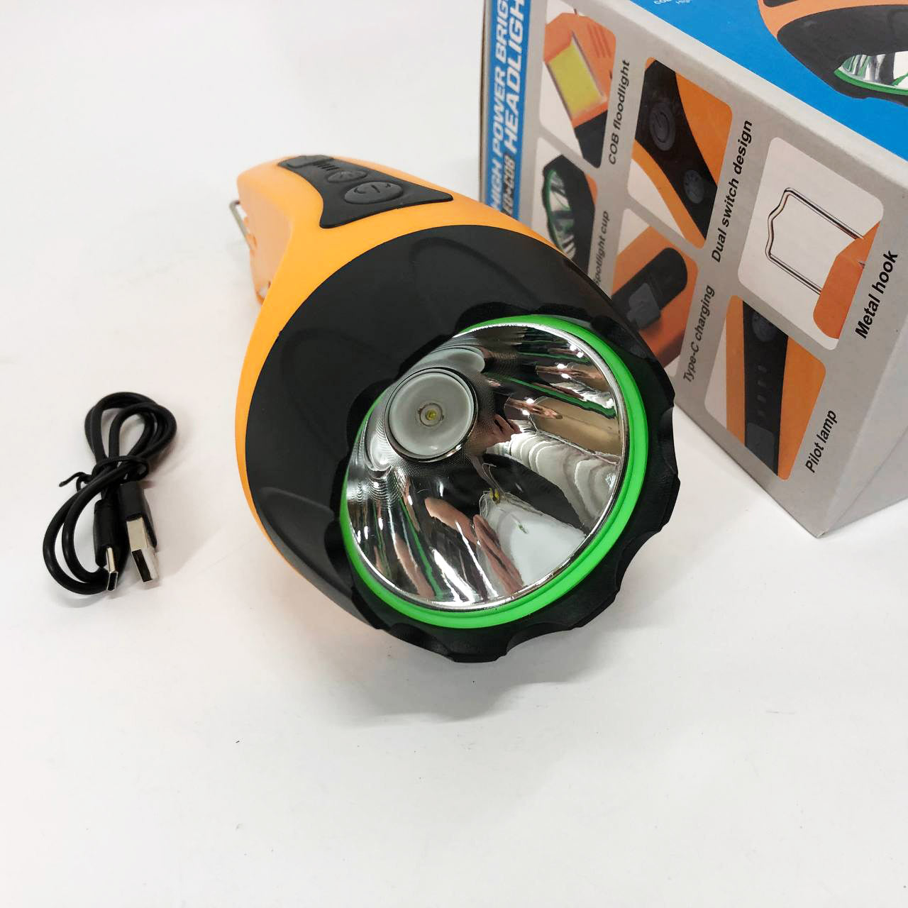 Фонарь ручной T60-3W-COB с крюком, Освещение для кемпинга, Лампа для кемпинга подвесная аккумуляторная