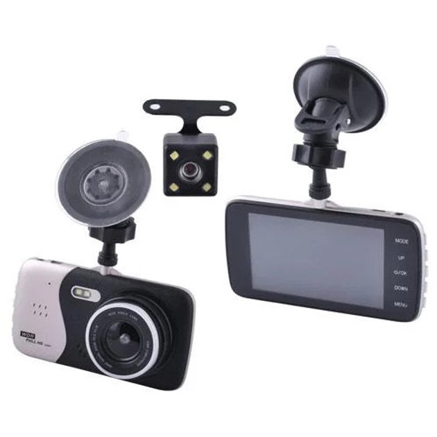 Видеорегистратор автомобильный MHZ DVR CT503 1080P с двумя камерами, Регистратор с камерой на машину