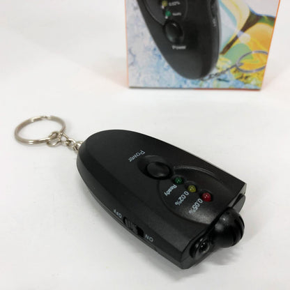 Электронный портативный алкотестер с подсветкой 2 x ААА, Компактный портативный алкотестер