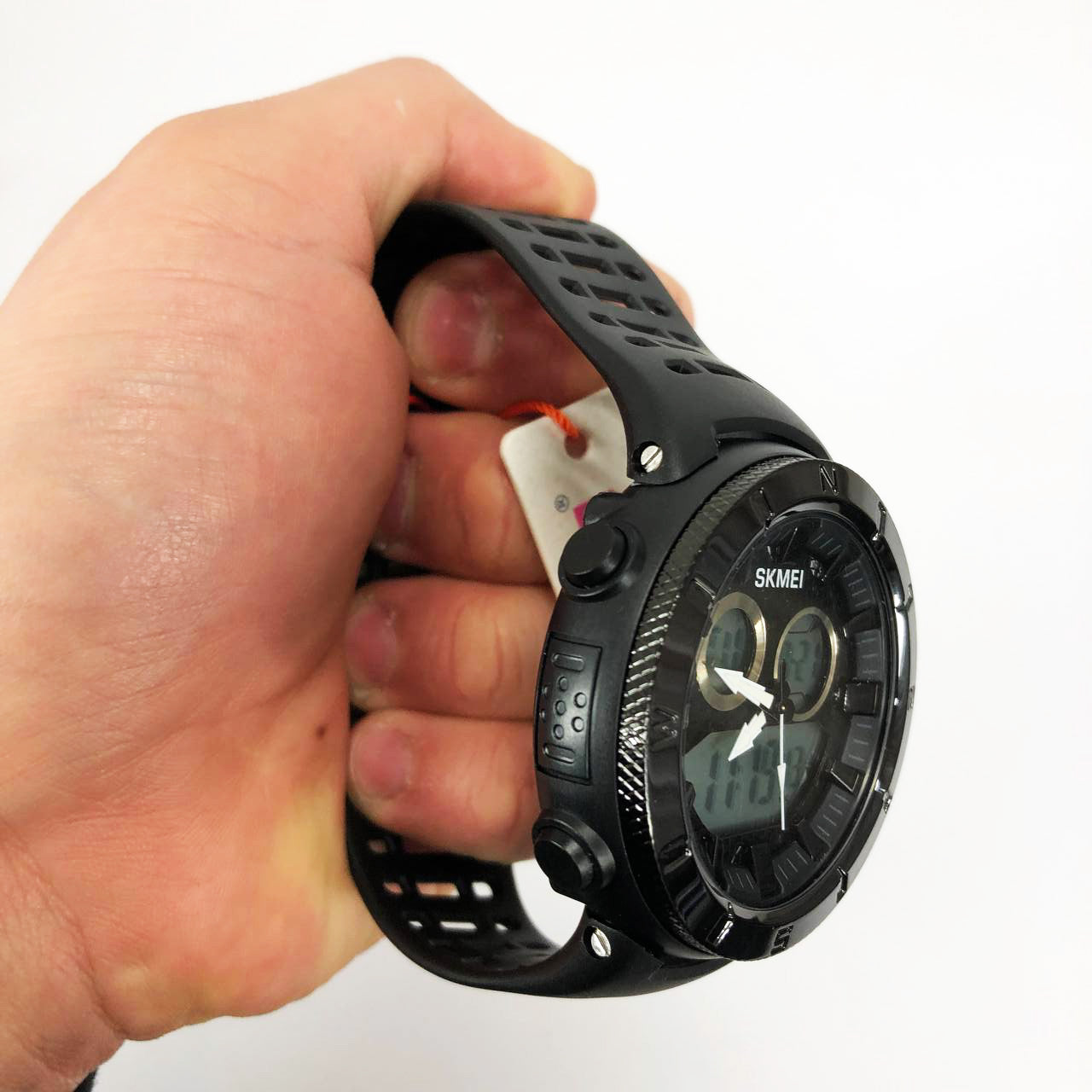 Часы наручные мужские SKMEI 2014BKWT, часы наручные электронные тактические, часы армейские оригинал