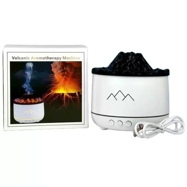 Увлажнитель воздуха Вулкан с эффектом пламени и подсветкой увлажнитель-ночник Аромадиффузор с подсветкой