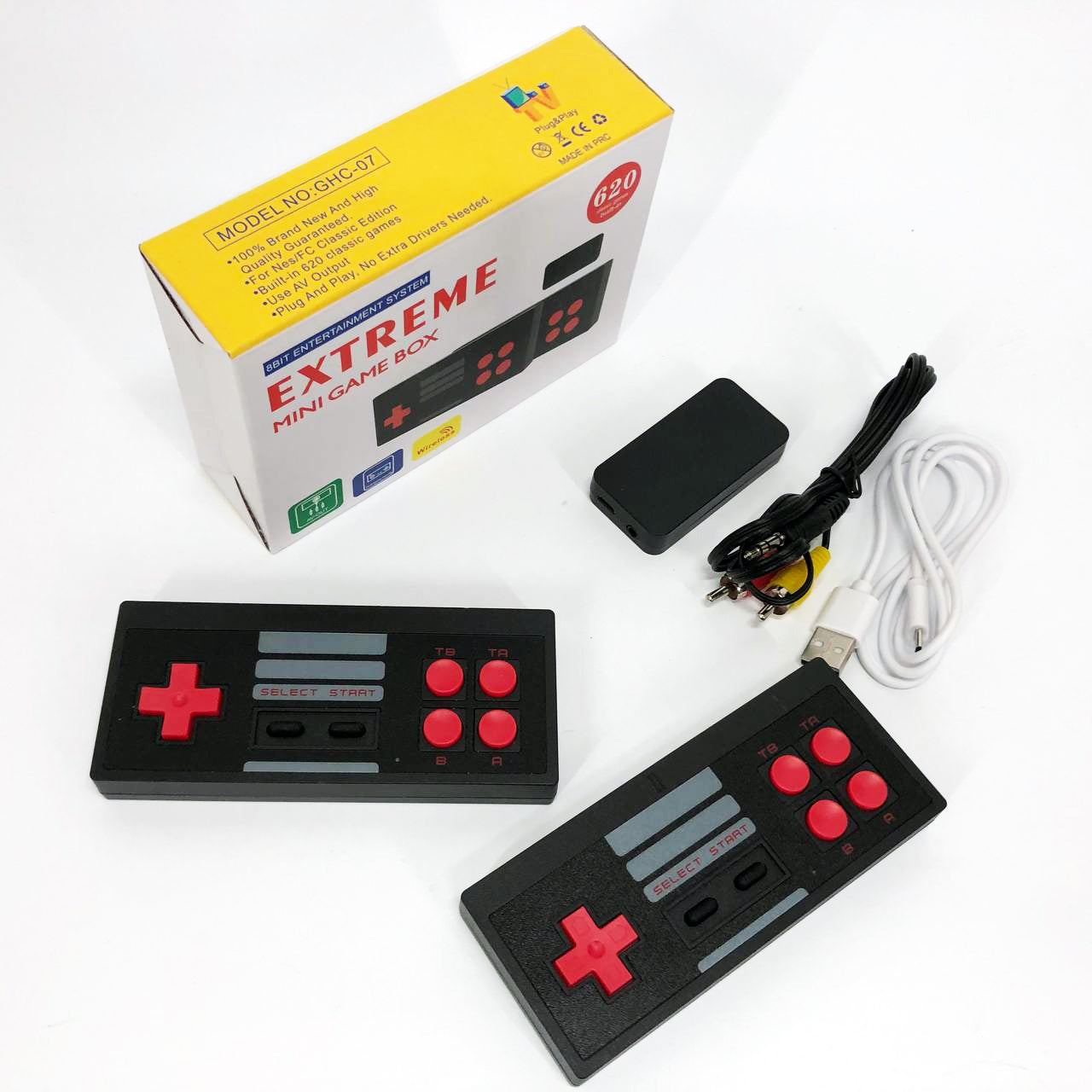 Игровая приставка с беспроводными джойстиками N-22, Ретро игровая приставка приставка денди