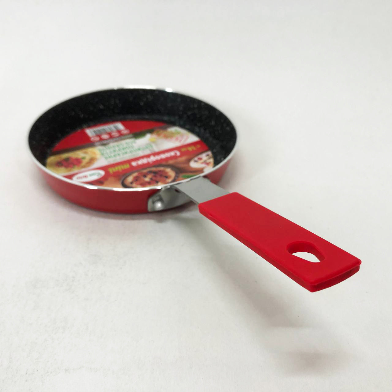 Сковорода Con Brio CB-1414, 14см, Мини, Eco Granite, сковорода качественная на плиту. Цвет: красный