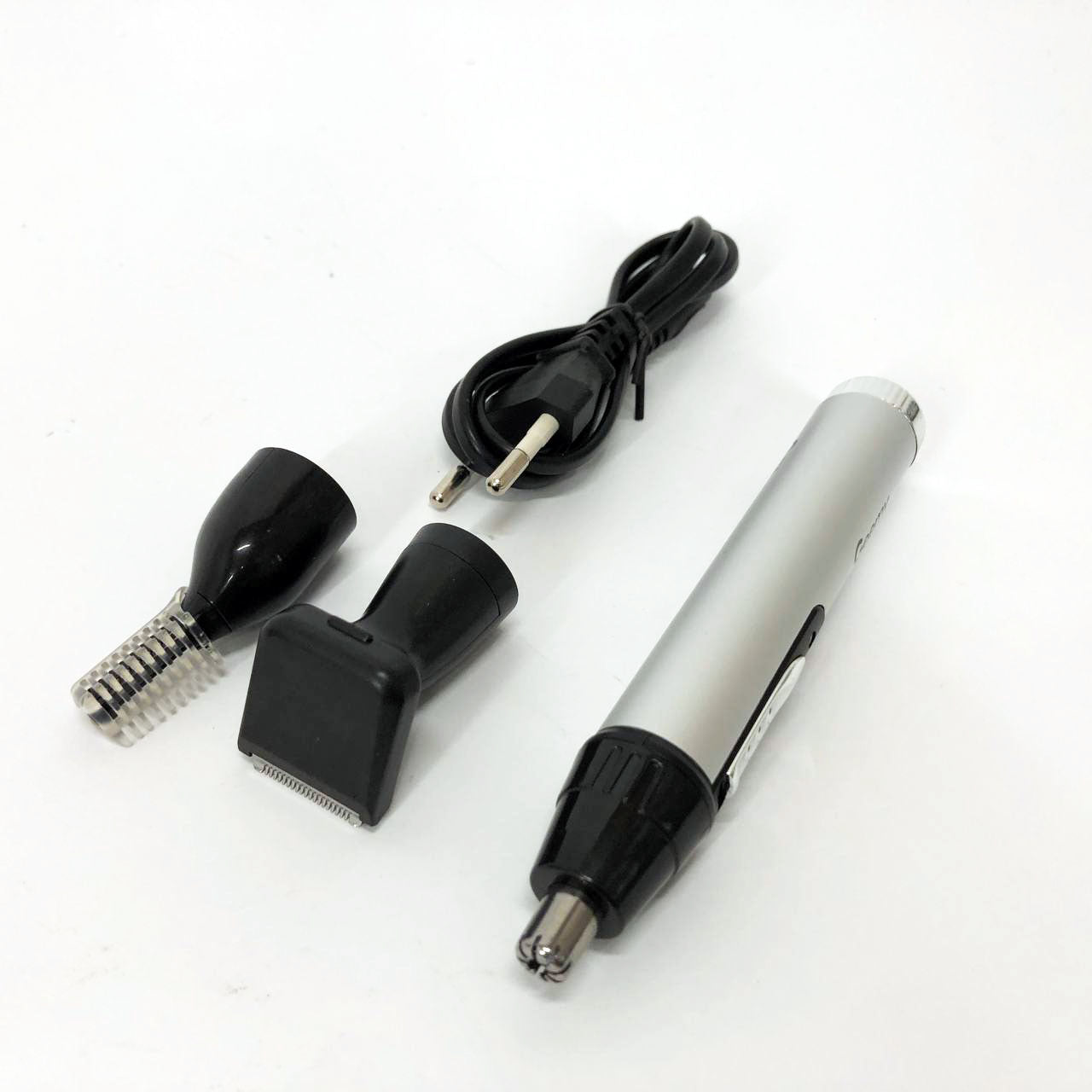 Триммер для носа и ушей GEMEI GM-3107 3в1, электробритва с насадками для бороды, тример для бороды