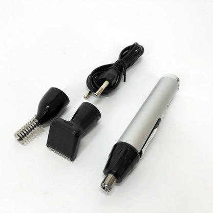 Триммер для носа и ушей GEMEI GM-3107 3в1, электробритва с насадками для бороды, тример для бороды