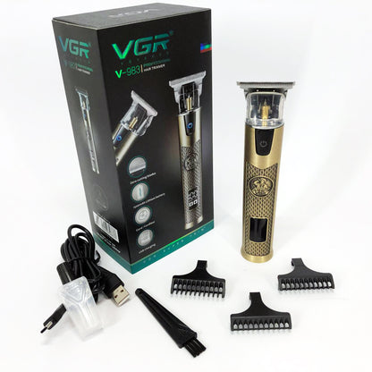 Машинка для стрижки волос VGR V-983, Беспроводная электробритва, Электромашинка для волос