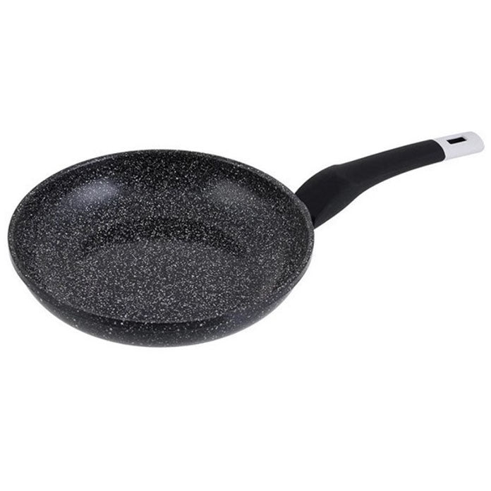 Сковорода UNIQUE UN-5137 28 см гранит темный, Сковорода с антипригарным покрытием для газовой плиты