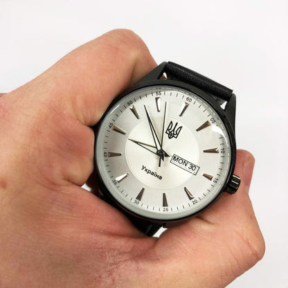 Часы наручные мужские SKMEI 5702/2075BKSI, Классические кварцевые мужские наручные часы, Супер часы