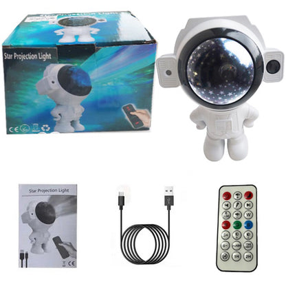 Звездный 3D проектор Astronaut, Лазерный проектор звездного неба галактики, Проектор светильник астронавт