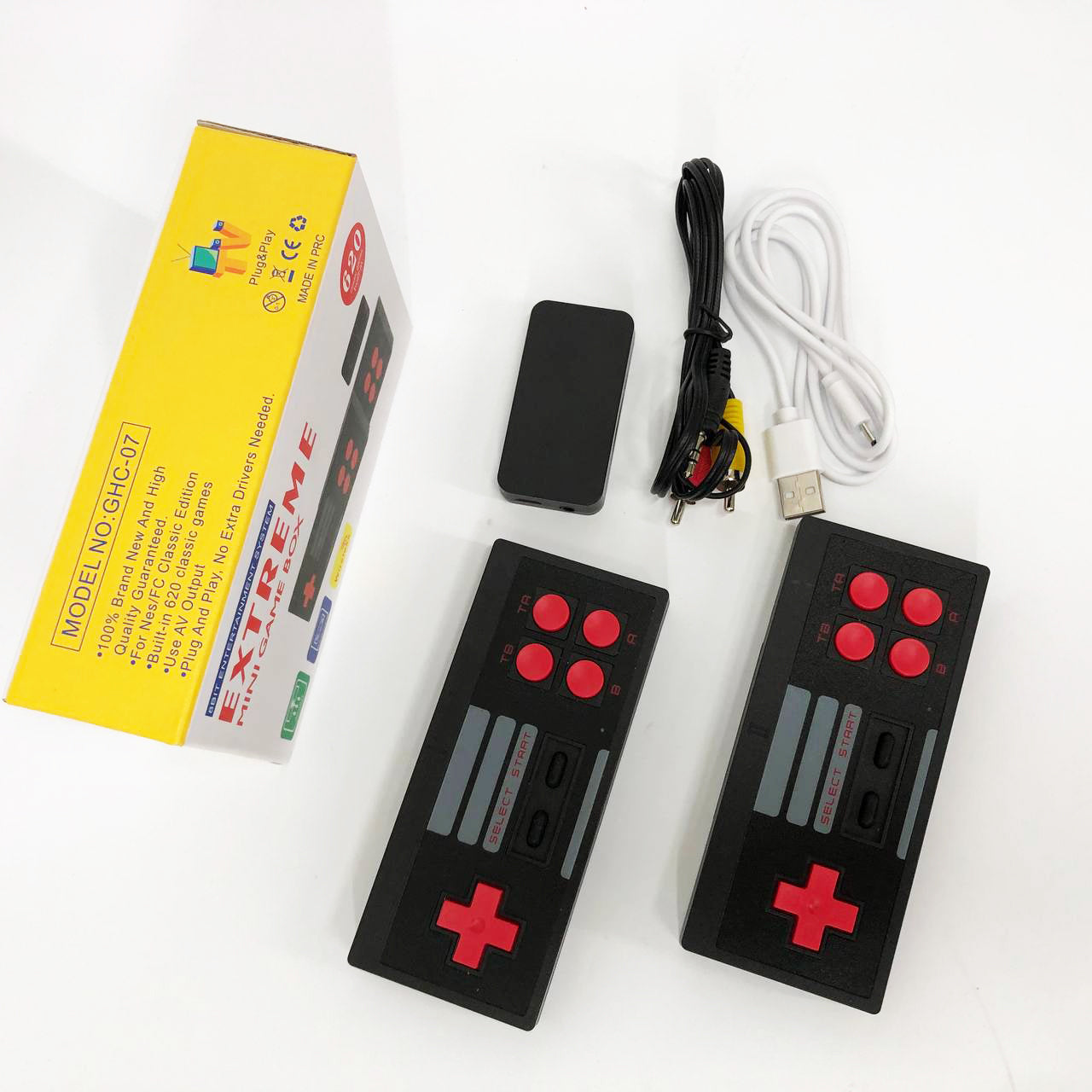 Игровая приставка с беспроводными джойстиками N-22, Ретро игровая приставка приставка денди