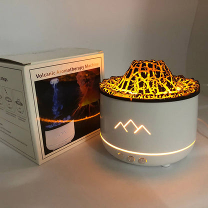 Увлажнитель воздуха Вулкан с эффектом пламени и подсветкой увлажнитель-ночник Аромадиффузор с подсветкой