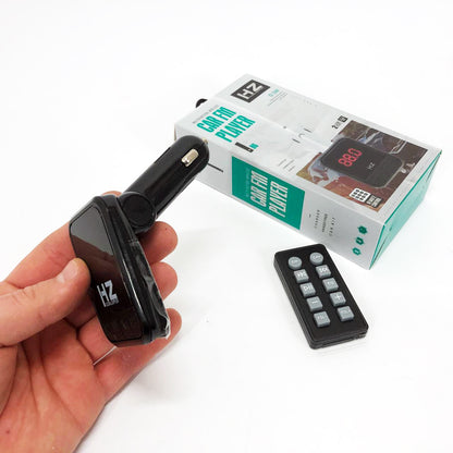 Автомобильный FM трансмиттер Bluetooth HZ H6-12-24V модулятор с microSD, USB, Hands Free + Пульт