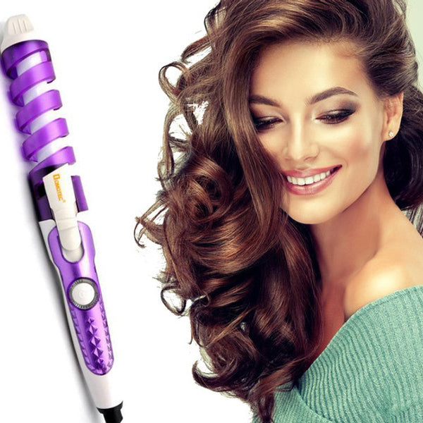 Плойка спиральная для волос Domotec MS 4901 с керамико-турмалиновым покрытием, Стайлер для завивки