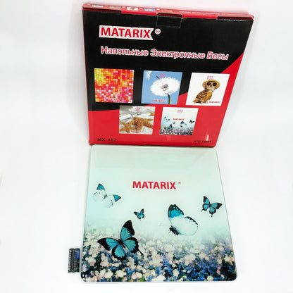 Весы напольные MATARIX MX-452 180 кг, Весы напольные для измерения массы тела, Электронные весы бабочки