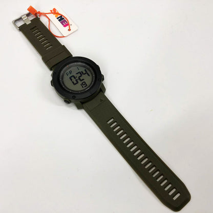 Часы наручные мужские SKMEI 2122AGWT  ARMY GREEN-WHITE, армейские часы противоударные. Цвет: зеленый